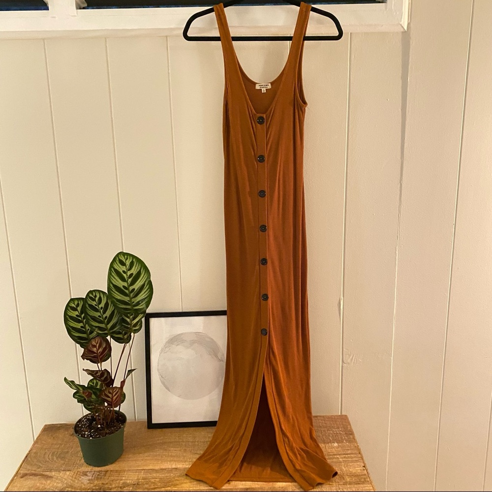 Button Down Midi Dress